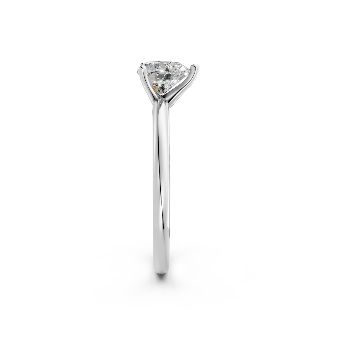 Liyana Heart Solitaire Diamond Womens Ring