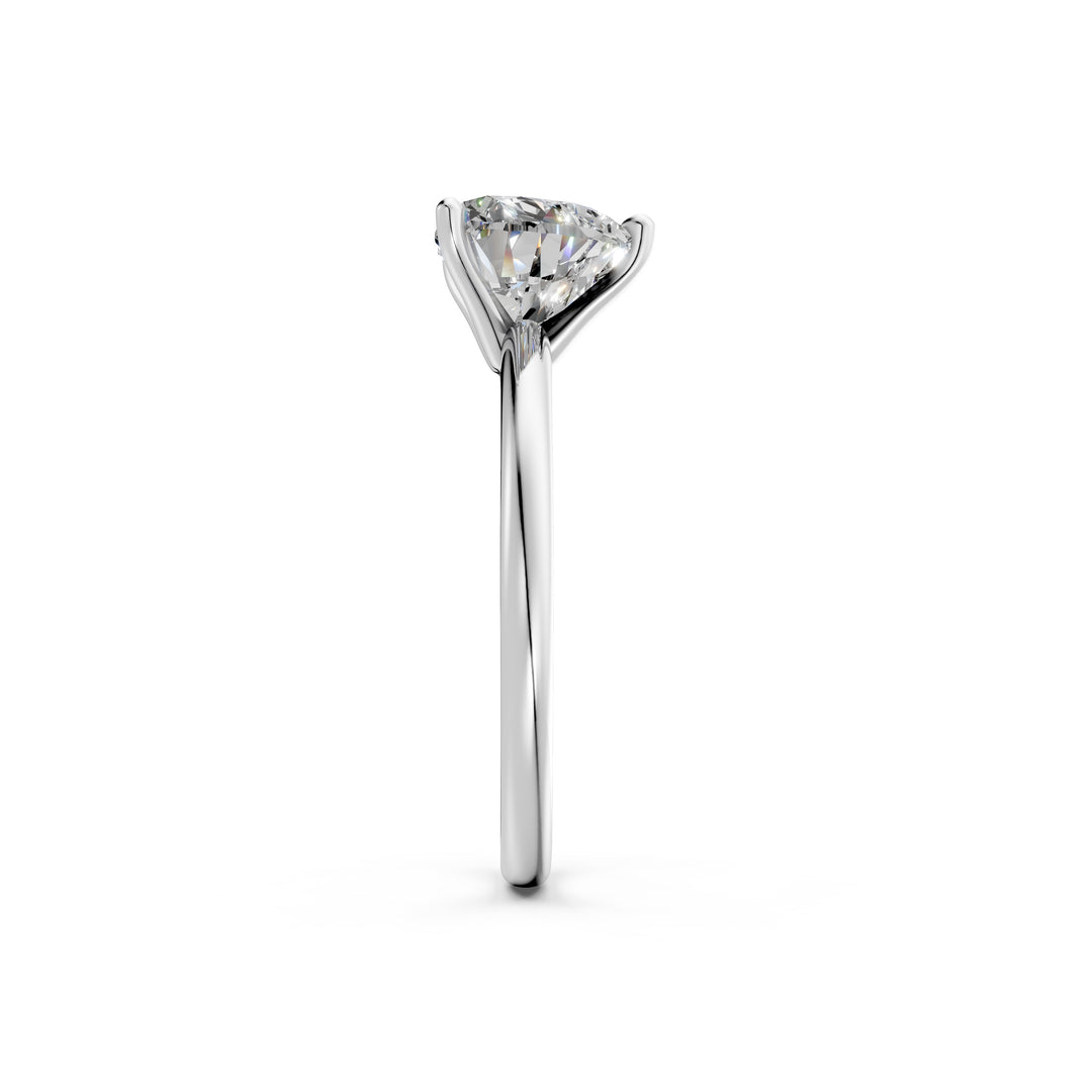 Lirra Heart Solitaire Diamond Womens Ring