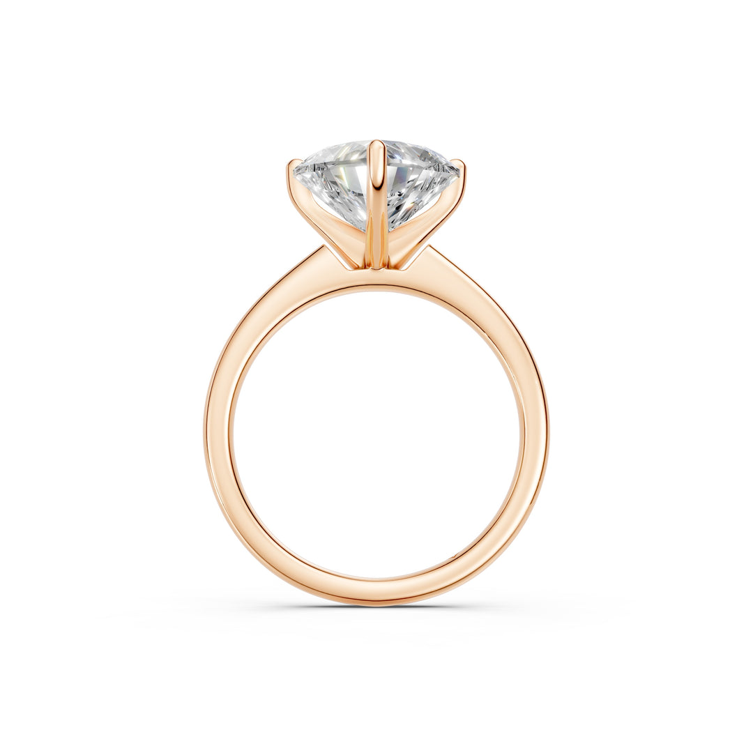 Liora Heart Solitaire Diamond Womens Ring
