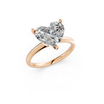 Load image into Gallery viewer, Liora Heart Solitaire Diamond Womens Ring
