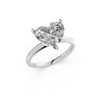 Load image into Gallery viewer, Liora Heart Solitaire Diamond Womens Ring
