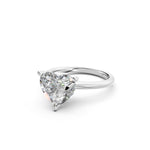 Load image into Gallery viewer, Liora Heart Solitaire Diamond Womens Ring
