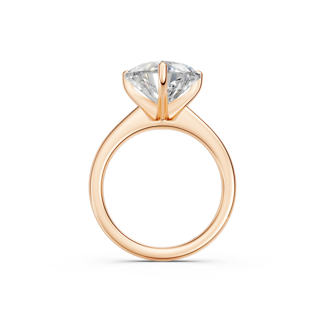 Liana Heart Solitaire Diamond Womens Ring