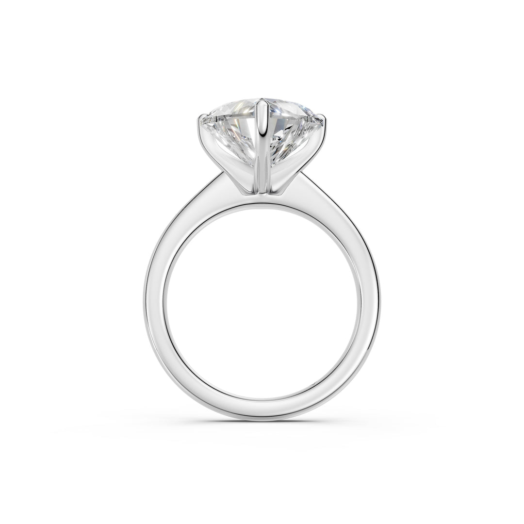 Liana Heart Solitaire Diamond Womens Ring