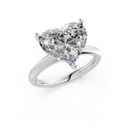 Load image into Gallery viewer, Liana Heart Solitaire Diamond Womens Ring

