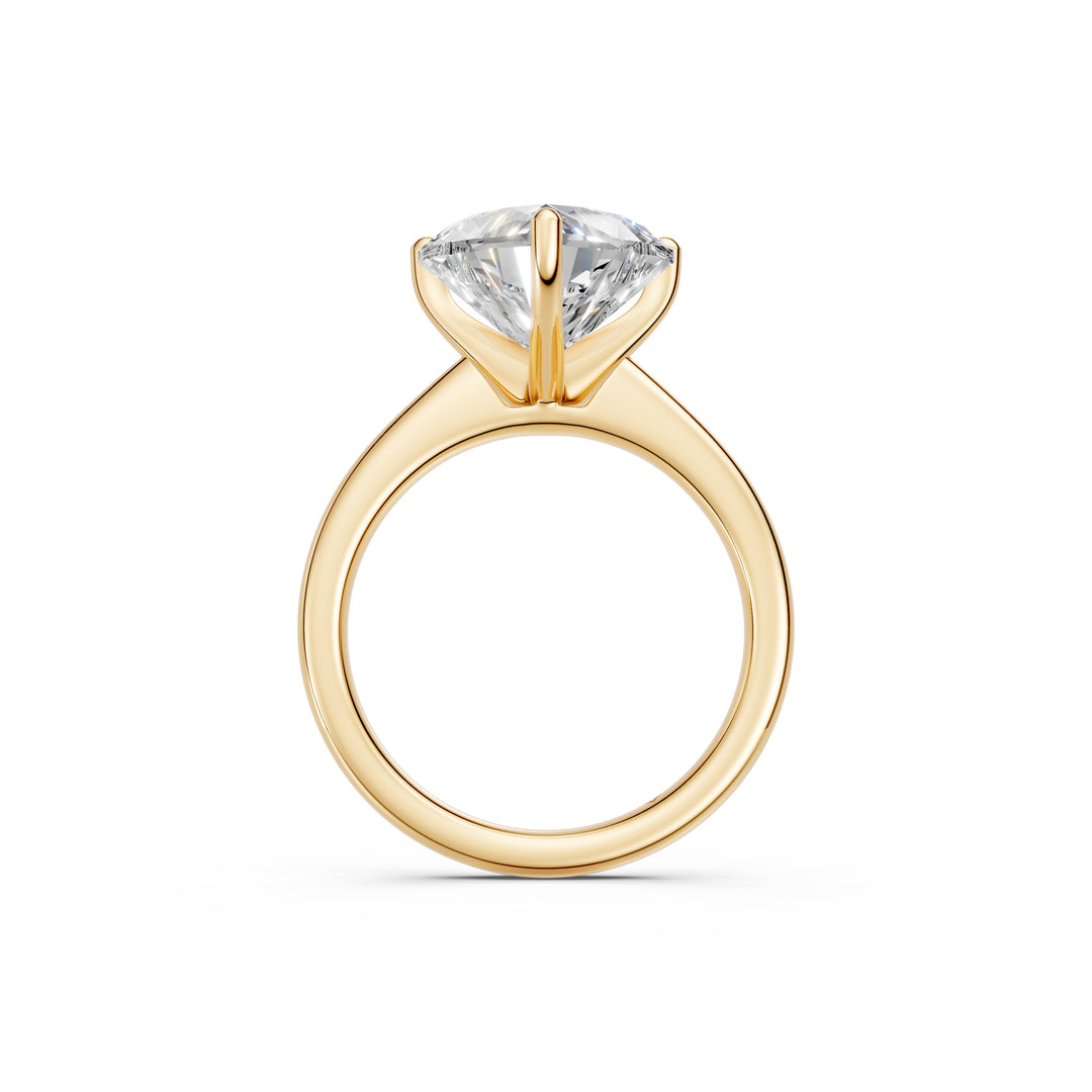 Liana Heart Solitaire Diamond Womens Ring