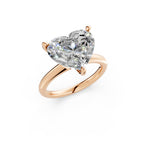 Load image into Gallery viewer, Leira Heart Solitaire Diamond Womens Ring
