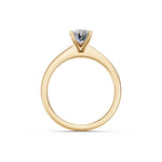 Load image into Gallery viewer, Lavya Oval Solitaire Diamond Womens Ring
