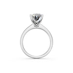 Load image into Gallery viewer, Lania Oval Solitaire Diamond Womens Ring
