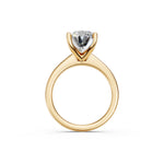 Load image into Gallery viewer, Laira Oval Solitaire Diamond Womens Ring
