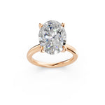 Load image into Gallery viewer, Laara Oval Solitaire Diamond Womens Ring
