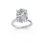 Load image into Gallery viewer, Laara Oval Solitaire Diamond Womens Ring
