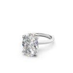 Load image into Gallery viewer, Laara Oval Solitaire Diamond Womens Ring
