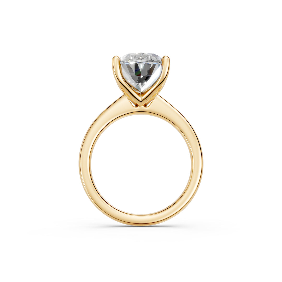 Laara Oval Solitaire Diamond Womens Ring