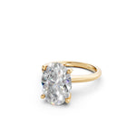 Load image into Gallery viewer, Laara Oval Solitaire Diamond Womens Ring

