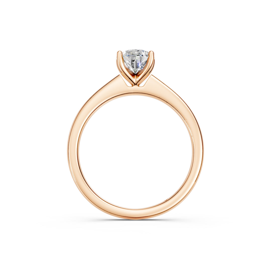 Kyana Pear Solitaire Diamond Womens Ring