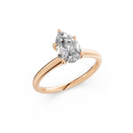 Load image into Gallery viewer, Kyana Pear Solitaire Diamond Womens Ring
