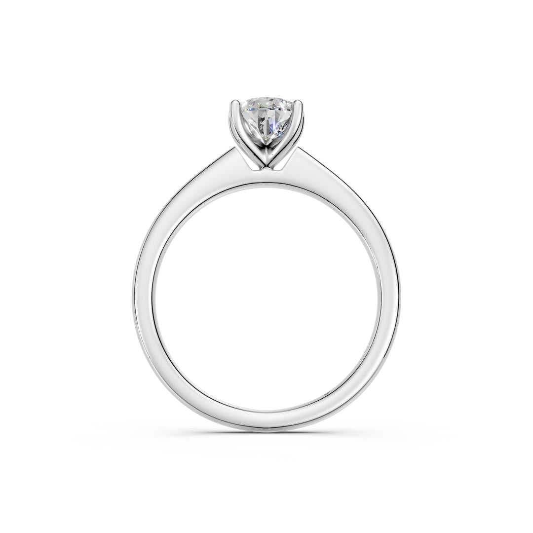 Kyana Pear Solitaire Diamond Womens Ring
