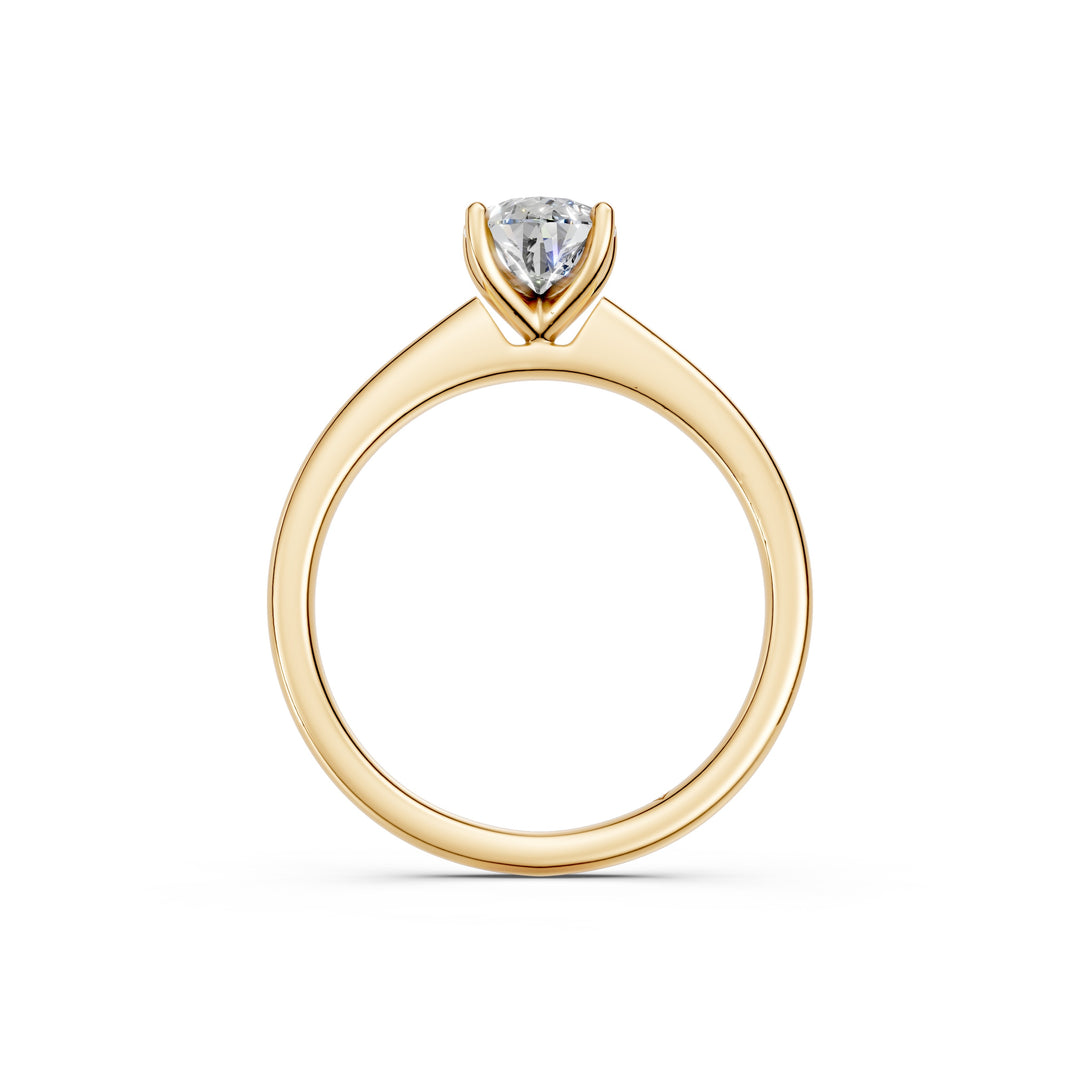Kyana Pear Solitaire Diamond Womens Ring