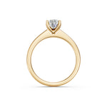 Load image into Gallery viewer, Kyana Pear Solitaire Diamond Womens Ring
