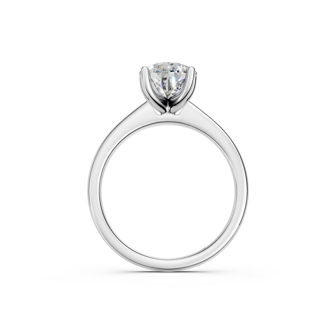 Kshira Pear Solitaire Diamond Womens Ring