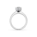Load image into Gallery viewer, Kshira Pear Solitaire Diamond Womens Ring
