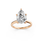 Load image into Gallery viewer, Kriya Pear Solitaire Diamond Womens Ring

