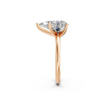 Load image into Gallery viewer, Kriya Pear Solitaire Diamond Womens Ring
