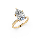 Load image into Gallery viewer, Kriya Pear Solitaire Diamond Womens Ring
