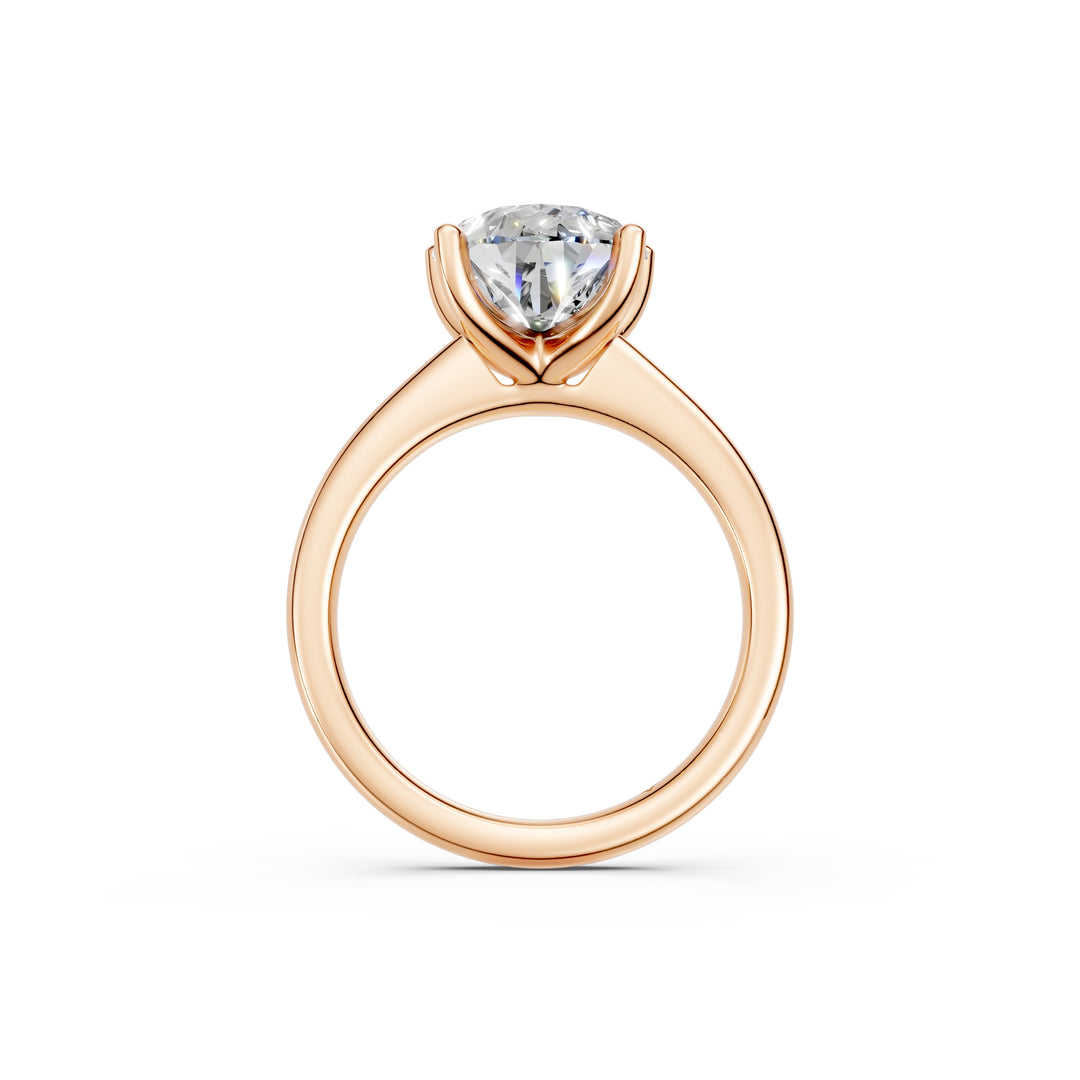 Klara Pear Solitaire Diamond Womens Ring
