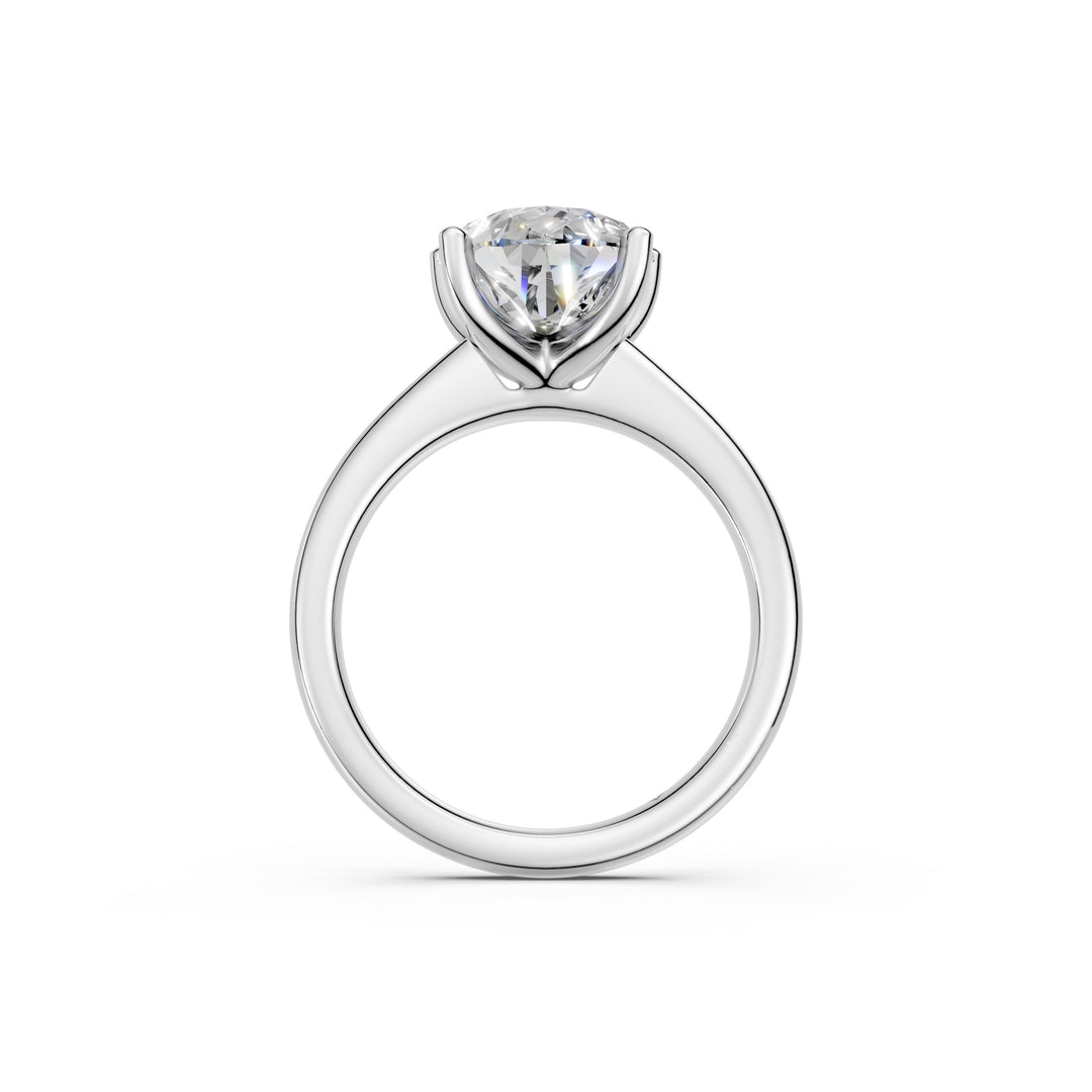 Klara Pear Solitaire Diamond Womens Ring