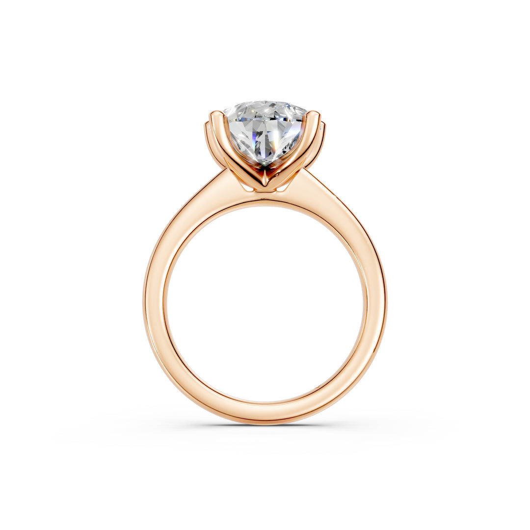 Kiyra Pear Solitaire Diamond Womens Ring