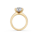 Load image into Gallery viewer, Kiyra Pear Solitaire Diamond Womens Ring
