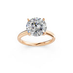 Load image into Gallery viewer, Keira Round Solitaire Diamond Womens Ring
