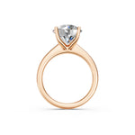 Load image into Gallery viewer, Kavya Round Solitaire Diamond Womens Ring
