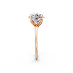 Load image into Gallery viewer, Kavya Round Solitaire Diamond Womens Ring
