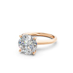 Load image into Gallery viewer, Kavya Round Solitaire Diamond Womens Ring
