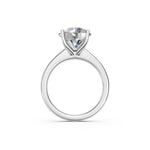 Load image into Gallery viewer, Kavya Round Solitaire Diamond Womens Ring
