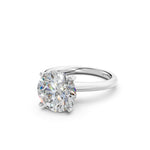 Load image into Gallery viewer, Kavya Round Solitaire Diamond Womens Ring
