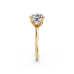 Load image into Gallery viewer, Kavya Round Solitaire Diamond Womens Ring
