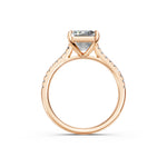 Load image into Gallery viewer, Adhira Emerald Solitaire Diamond Womens Ring
