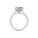 Load image into Gallery viewer, Abhira Emerald Solitaire Diamond Womens Ring
