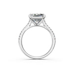 Load image into Gallery viewer, Abhira Emerald Solitaire Diamond Womens Ring
