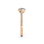 Load image into Gallery viewer, Aayushi Heart Solitaire Diamond Womens Ring

