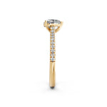 Load image into Gallery viewer, Aayushi Heart Solitaire Diamond Womens Ring
