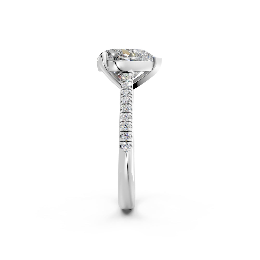 Aastha Heart Solitaire Diamond Womens Ring