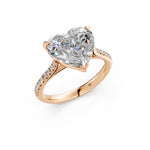 Load image into Gallery viewer, Aashna Heart Solitaire Diamond Womens Ring
