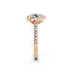 Load image into Gallery viewer, Aashna Heart Solitaire Diamond Womens Ring
