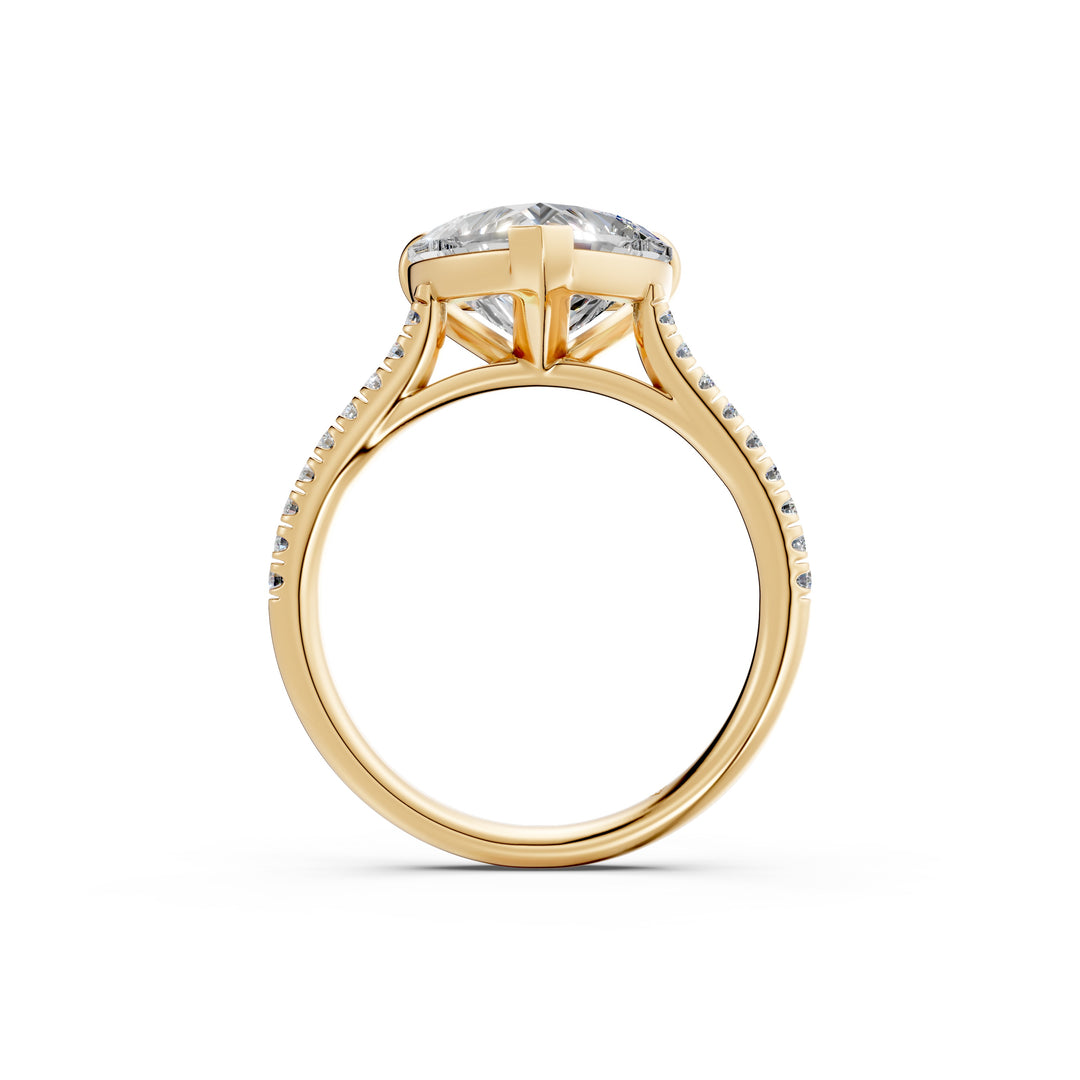 Aashna Heart Solitaire Diamond Womens Ring