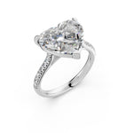 Load image into Gallery viewer, Aashvi Heart Solitaire Diamond Womens Ring
